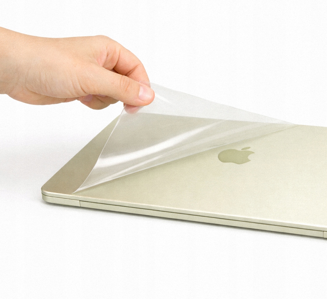 MacBook Neo A18 skin skórka ochronna folia komplet klapa spód palmrest