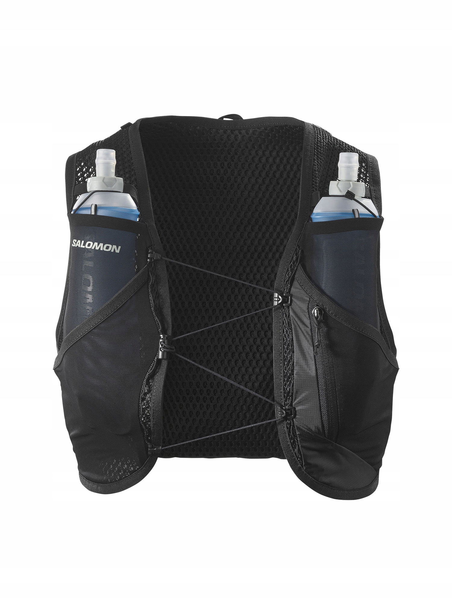 Běžecká vesta Salomon Active Skin 8 Set černá/kovová L