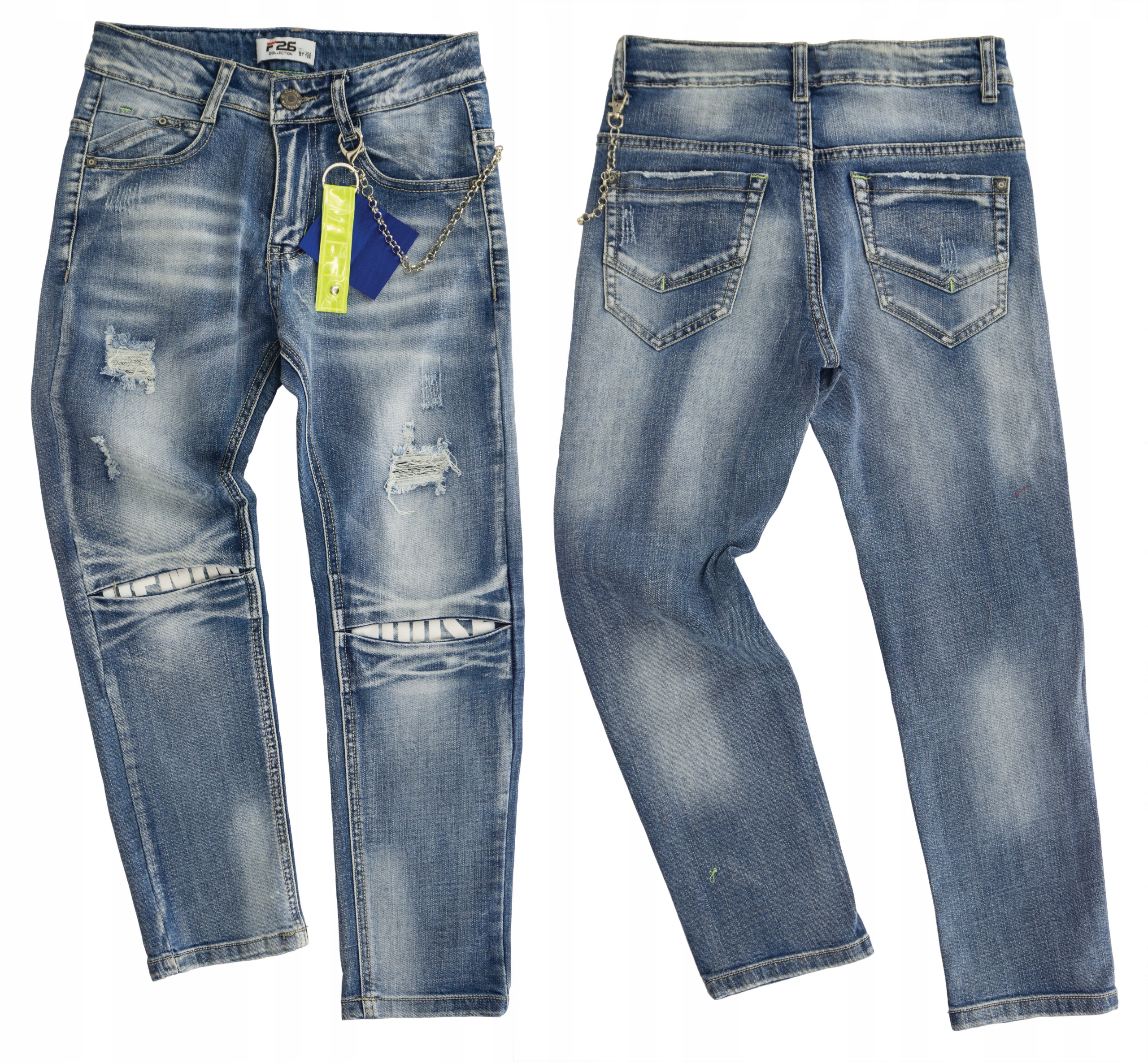 

729B Spodnie jeans elastyczny rozmiar 146/152
