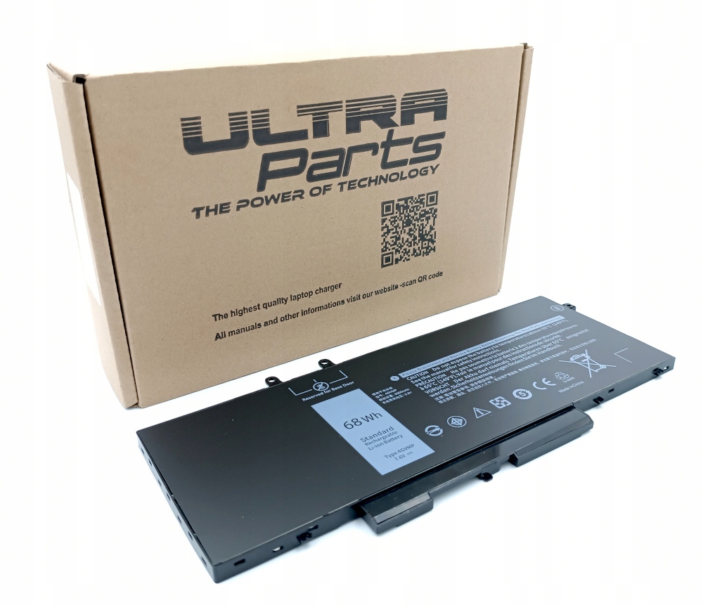 Wydajna Bateria do Dell 4GVMP C5GV2 04GVMP 1V1XF R8D7N 7.6V 68Wh