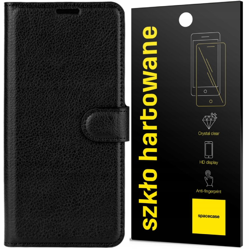 

Etui Portfel Case Litchi Do Galaxy J6+ 2018 +szkło