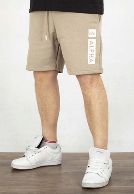 Kraťasy Alpha Industries Print 146365 béžové