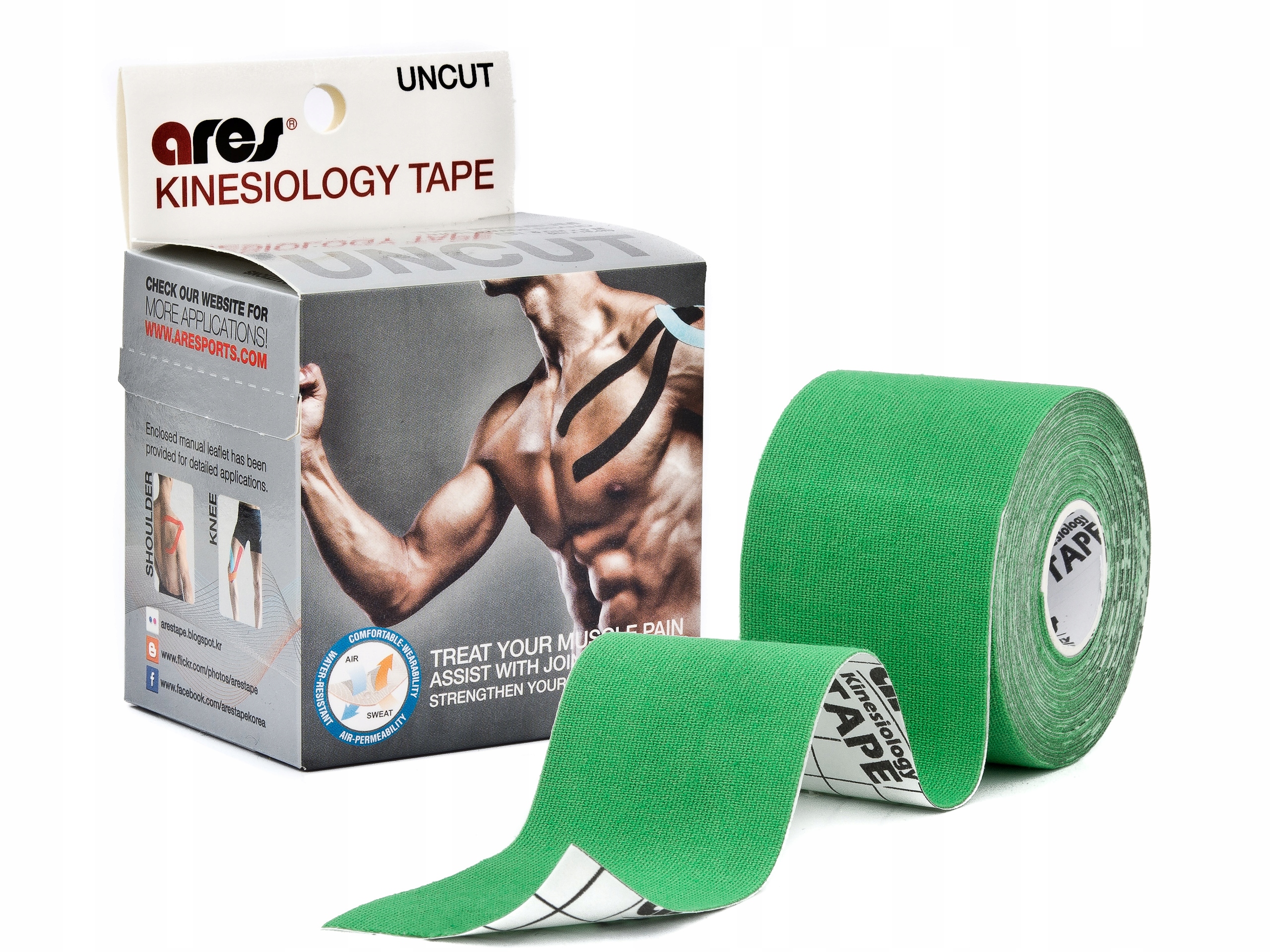 Ares Kinesiology Tape Tejpy Plastry Taśma Taping