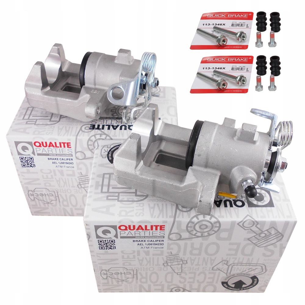 2x Zadní Brzdový Třmen Audi A3 Tt Vw Golf 4 IV Polo New Beetle Skoda Fabia