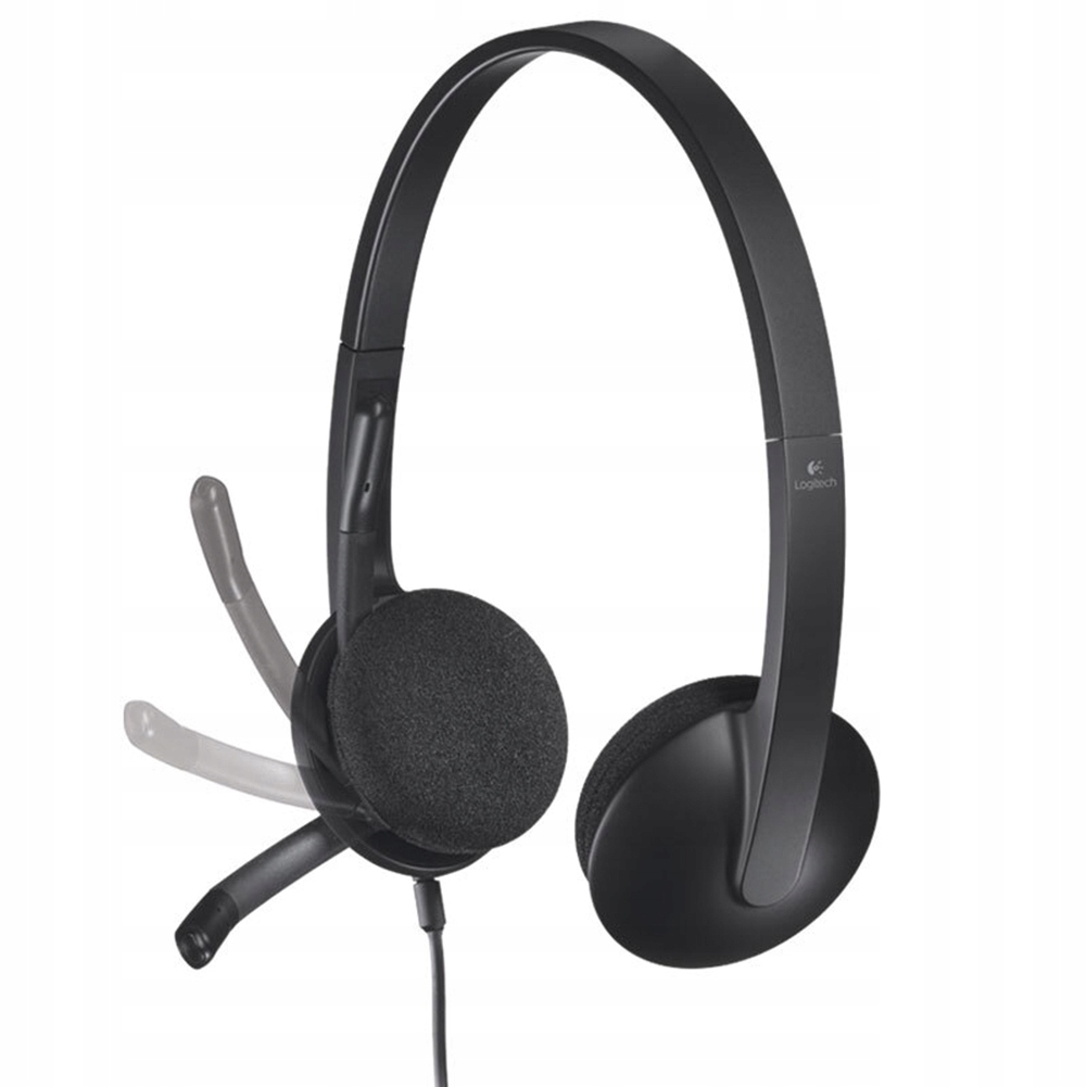 Słuchawki LOGITECH Stereo z mikrofonem H340 Headset USB do komputera. Model inny