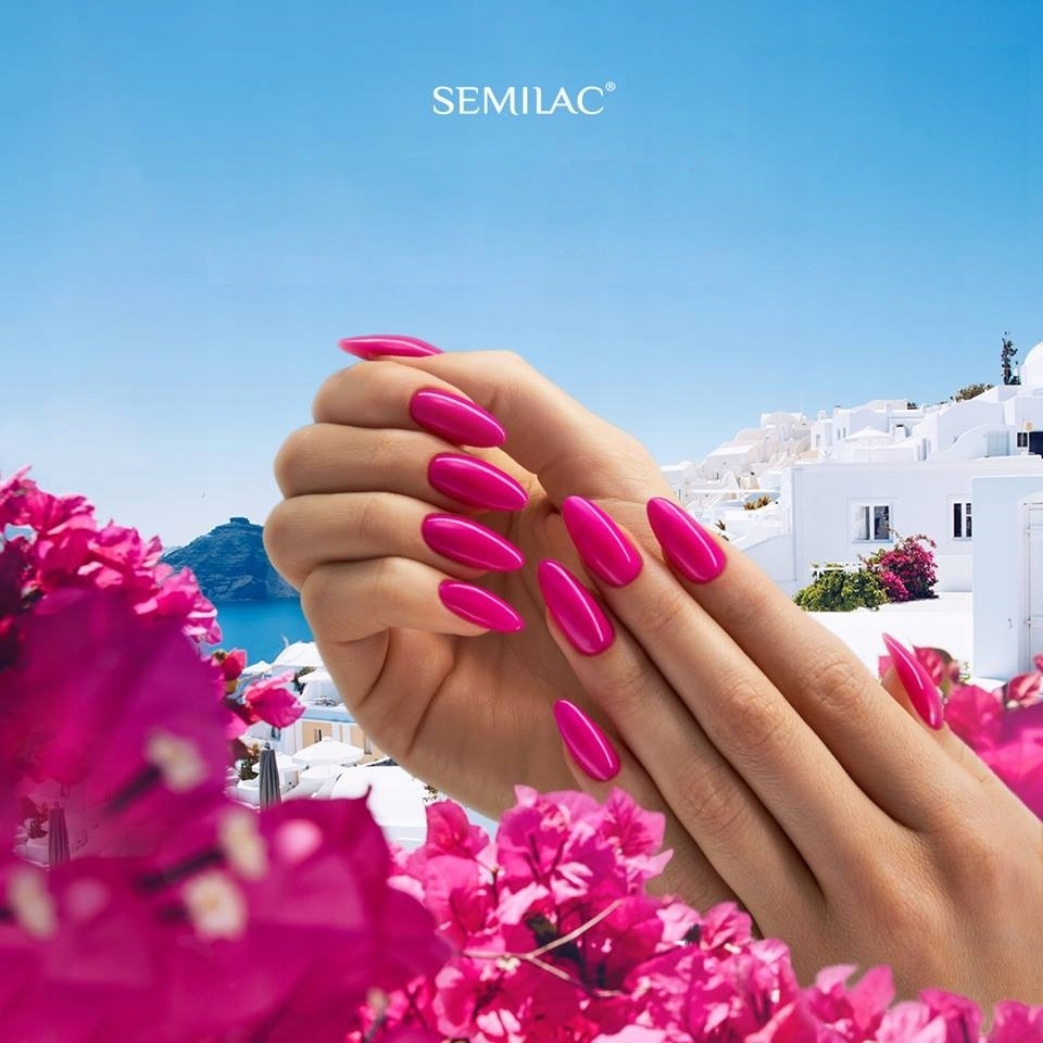 SEMILAC 121 Ruby Charm UV LED Lakier Hybrydowy 7ml Nazwa koloru producenta Ruby Charm