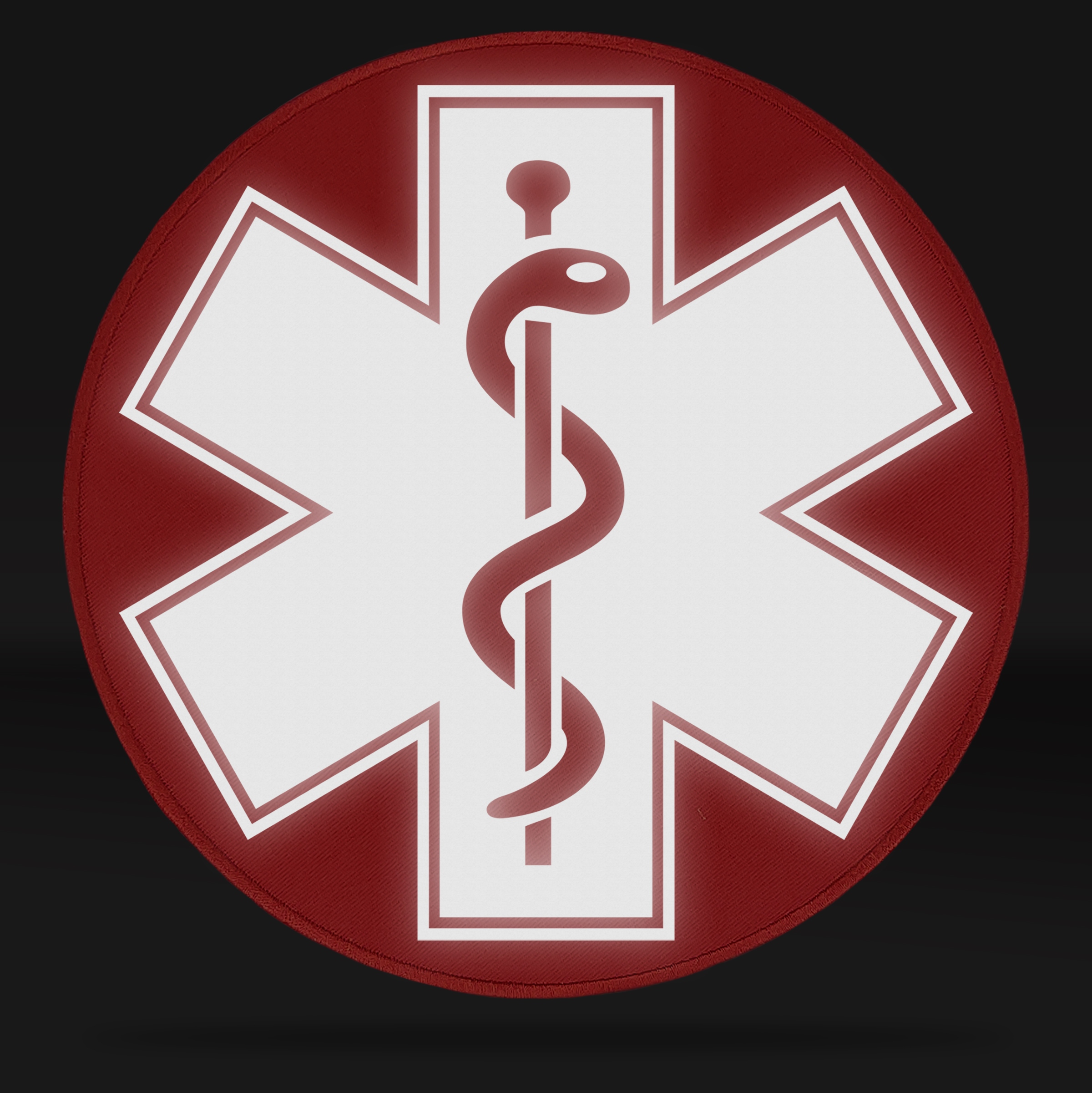 GWIAZDA ŻYCIA CZERWONA NASZYWKA Z RZEPEM - ESKULAP Marka inny