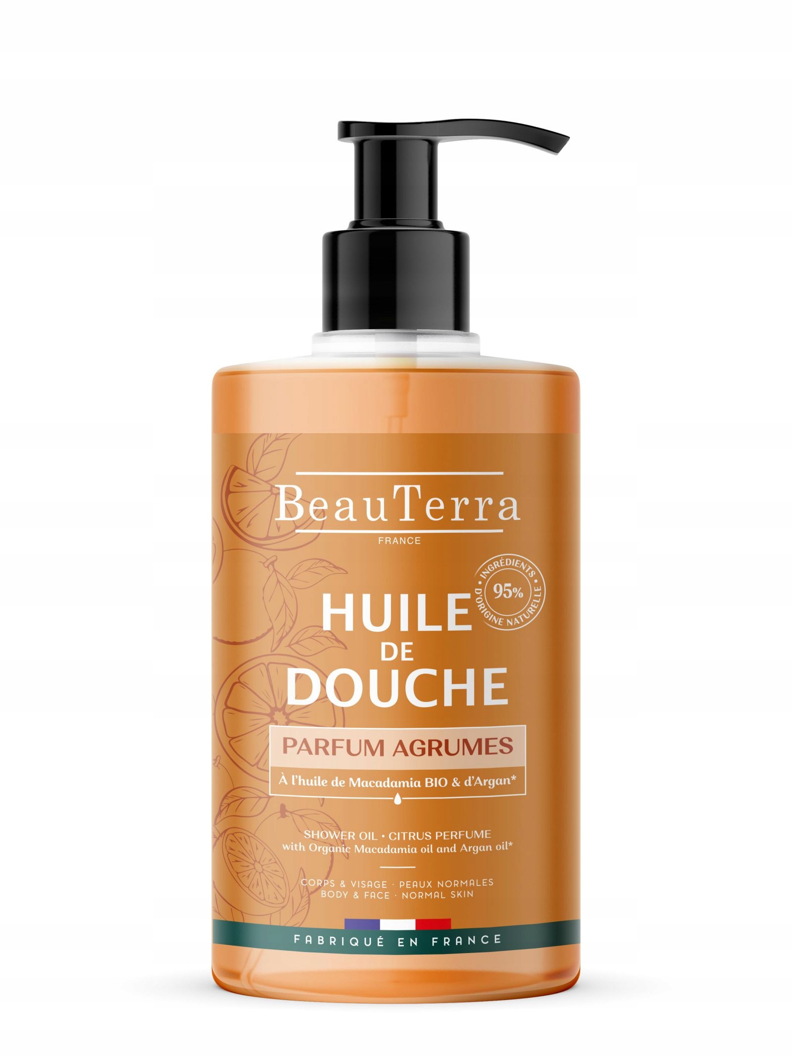 Beauterra Sprchové Oleje Citrus 750 ML