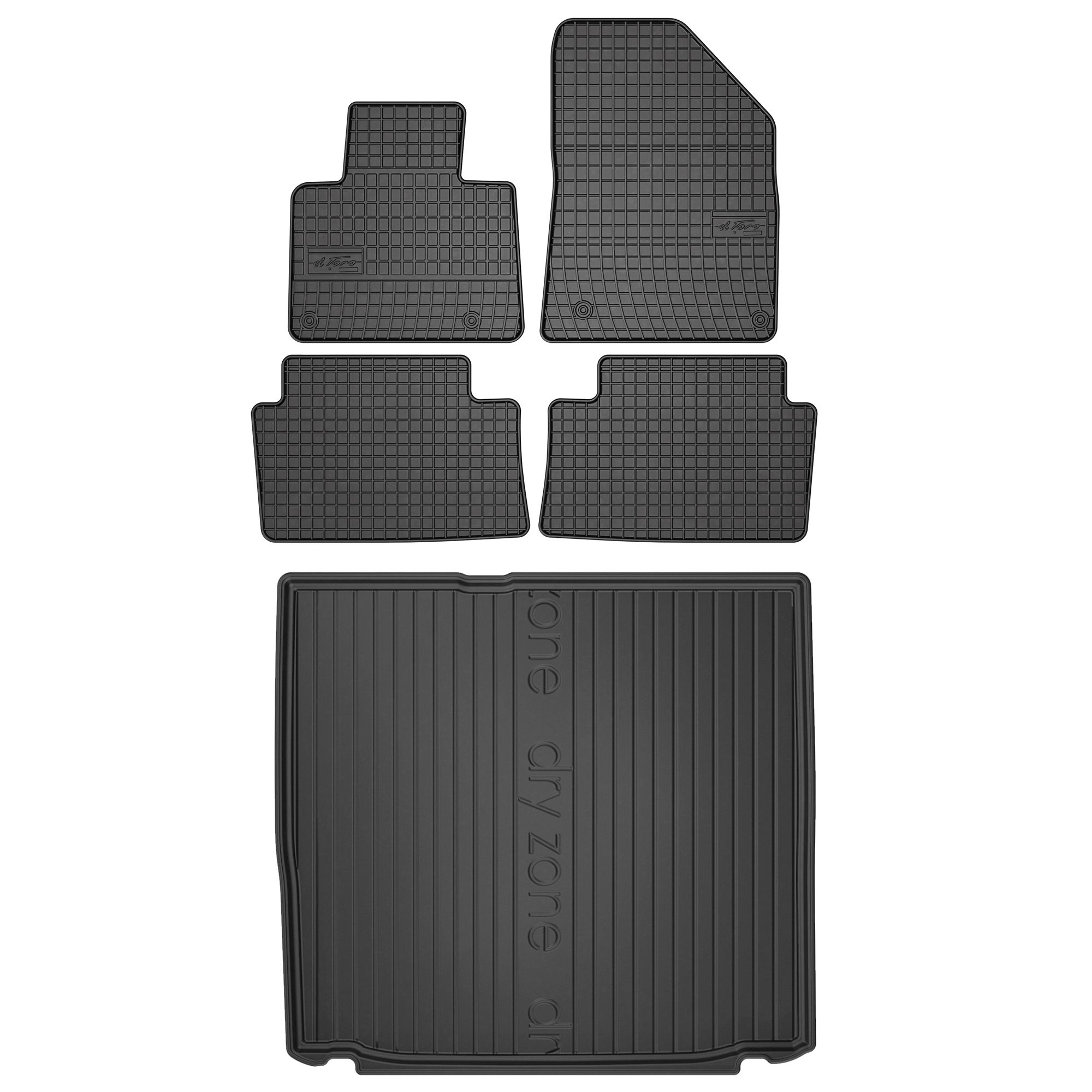 Sada gumových kobercov a rohoží Citroen C5 II 2008-2017