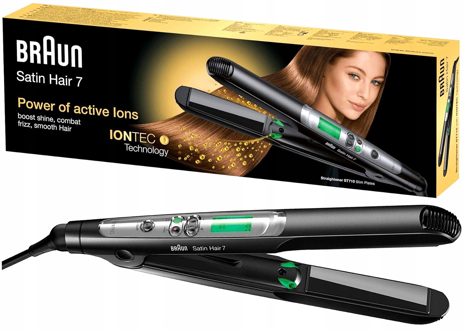 Фото - Фен Braun Prostownica Do Włosów  BRST710E Satin Hair 7 Jonizacja 