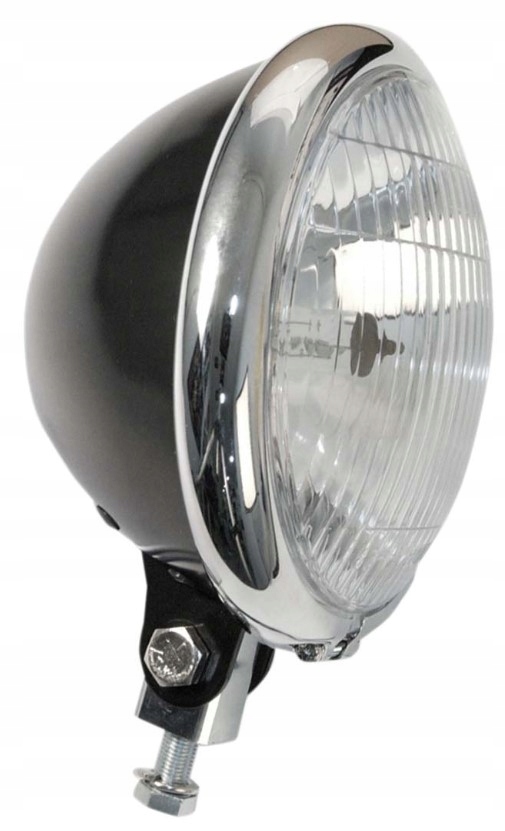 Reflektor, predná lampa 5-3/4" 14,6 cm na žiarovku H4 60/55W Harley, Custom