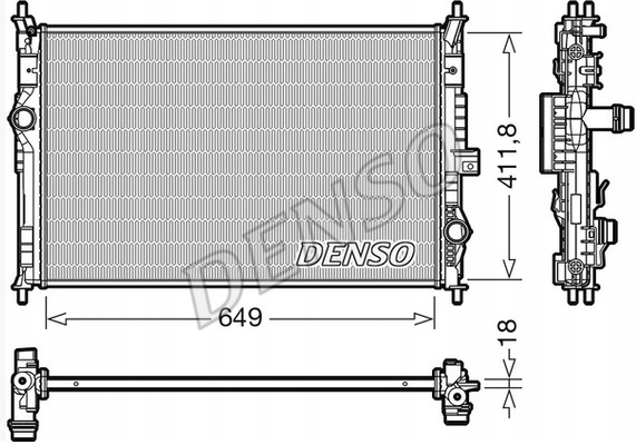 Chladič vody Fiat Doblo 2019-