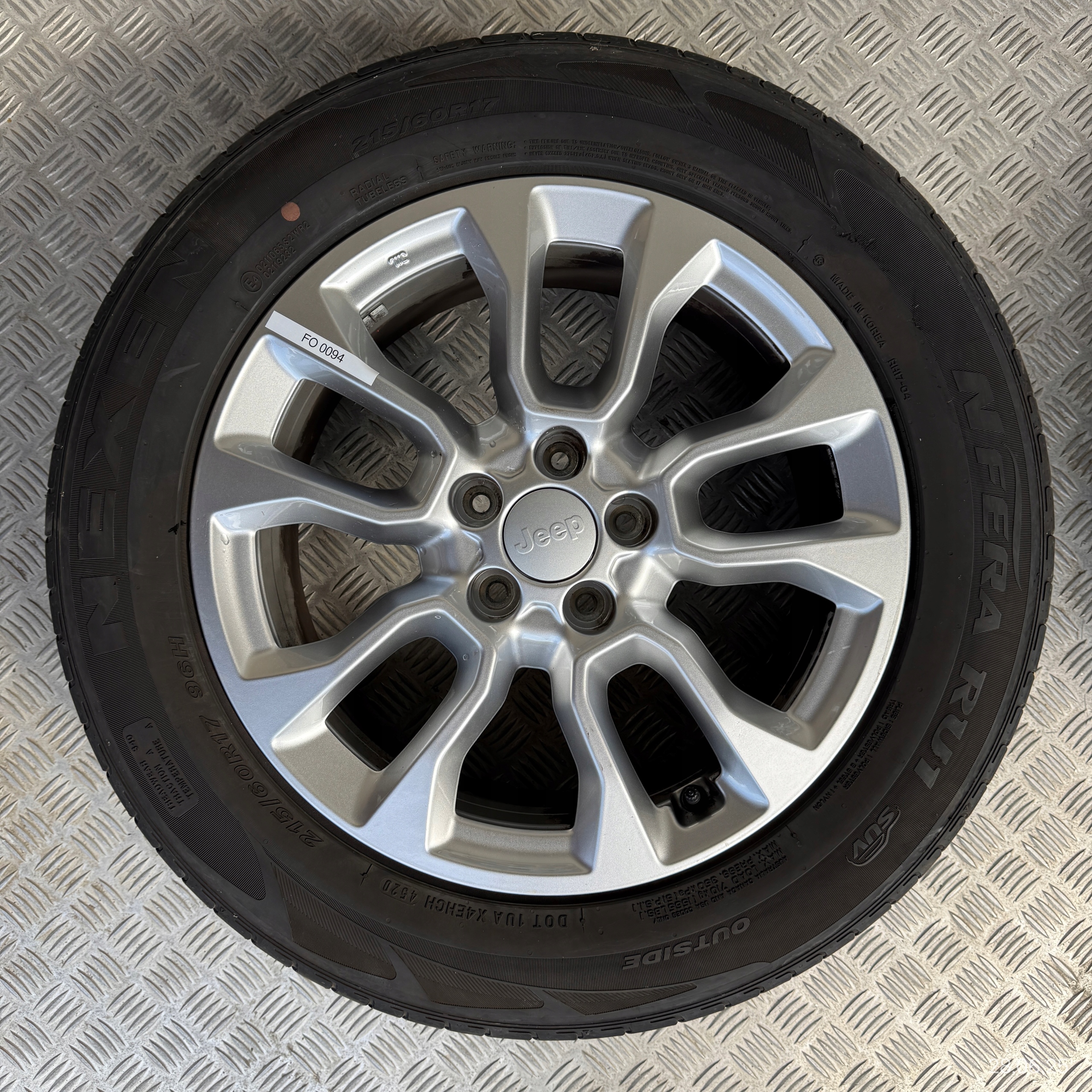 discs wheels tyres JEEP COMPASS II NEXEN 215/60/17" 5MM summer