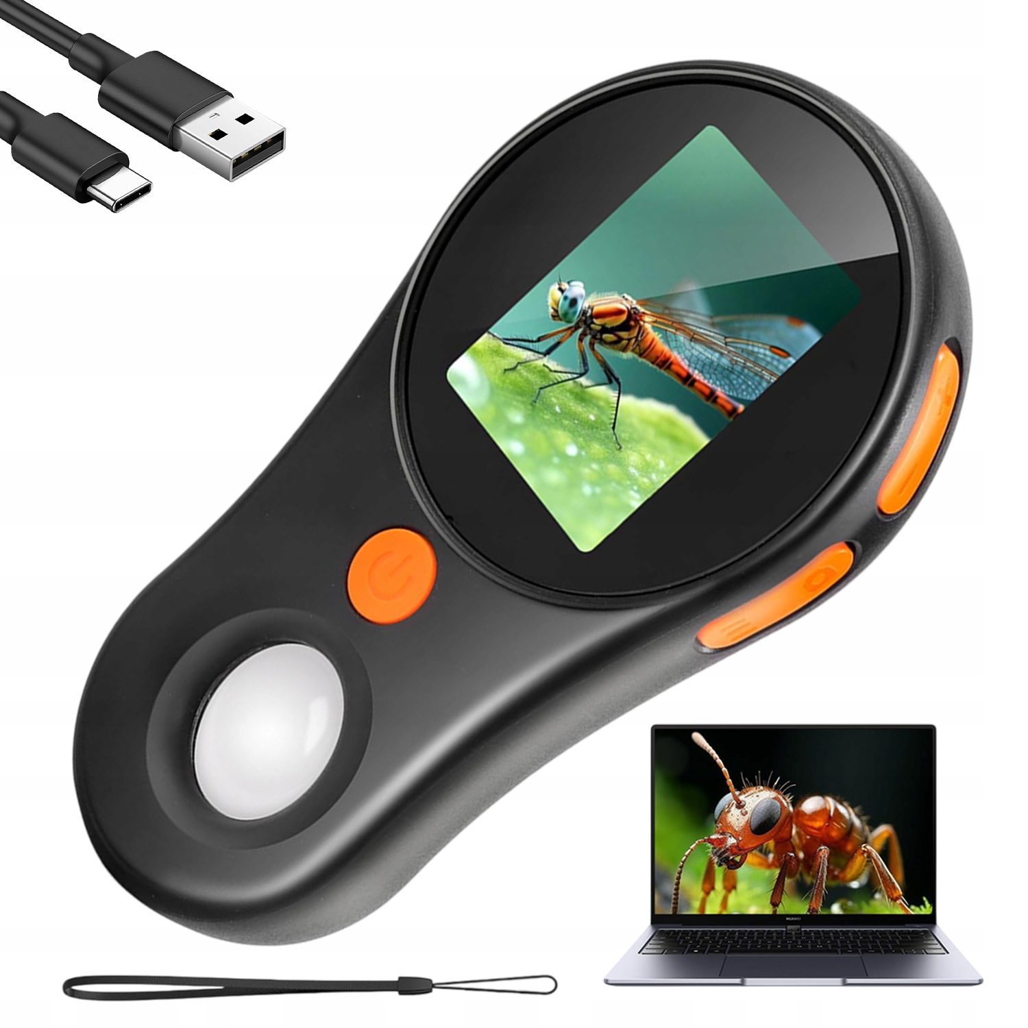 Kapesní Digitální Led Mikroskop 500 X Vědecké Hračky Pro Děti