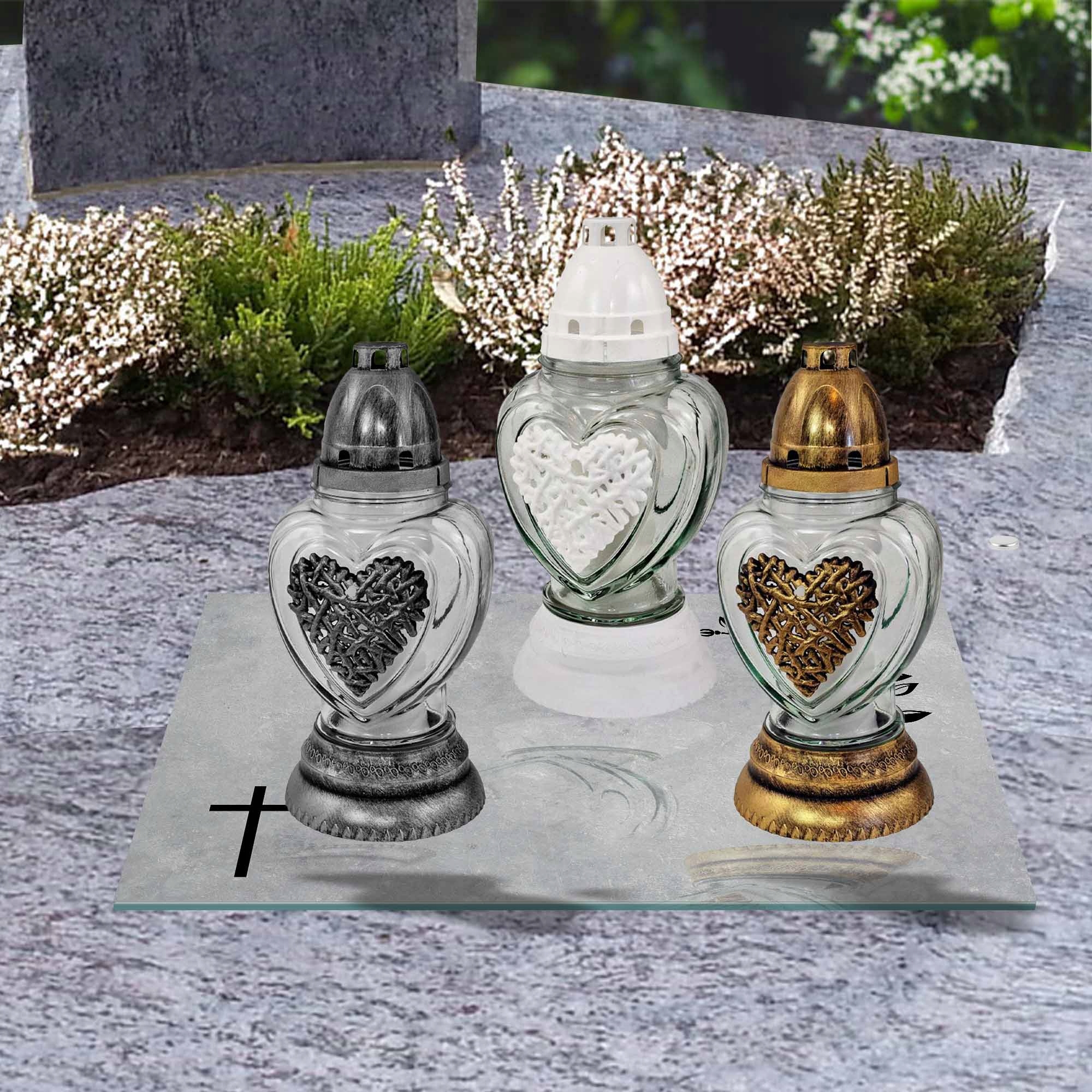 SZKLANA PODSTAWKA POD ZNICZE 40x30cm 497b EAN (GTIN) 0000000040303