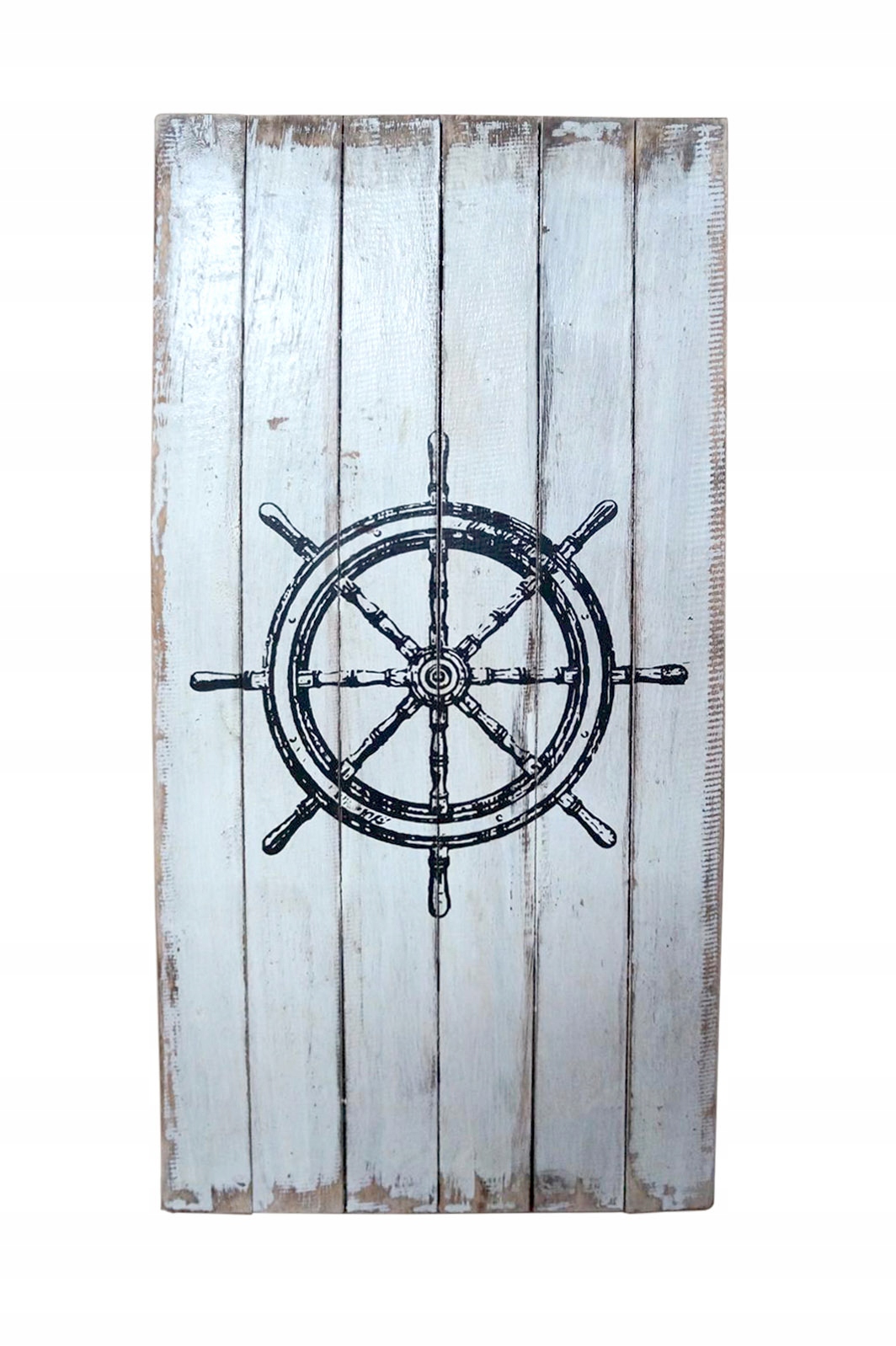 DREWNIANY PANEL ŚCIENNY 80X40 CM STER KOŁO STEROWE