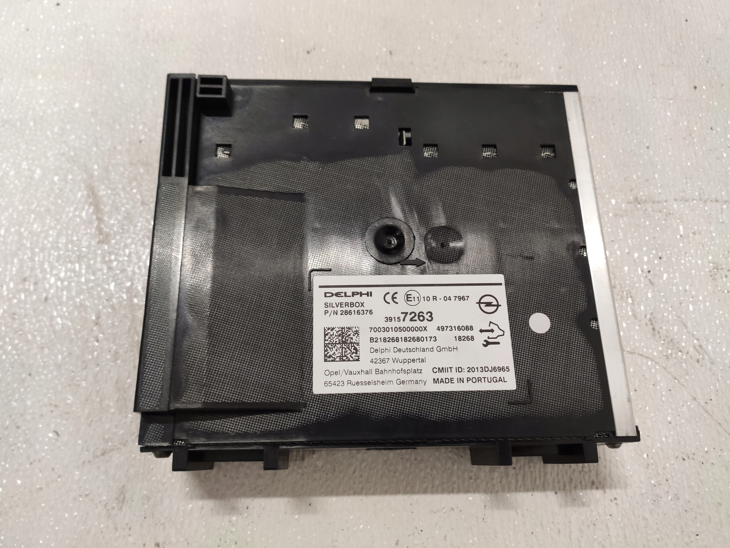 OPEL ASTRA K V 2018 module RADIA SILVERBOX