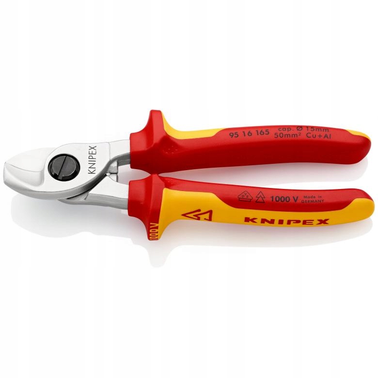 

Nożyce Do Cięcia Kabli Cu/Al Knipex 95 16 165 Vde