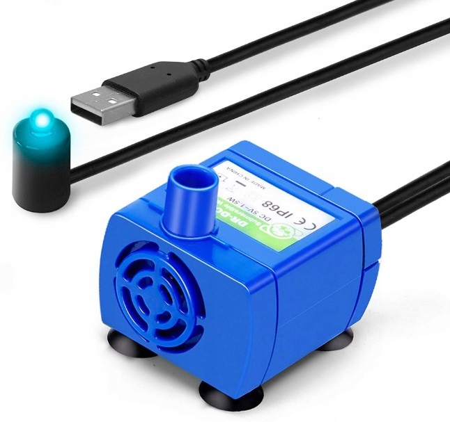

Pompka do fontanny Led dla kota psa na Usb nowa