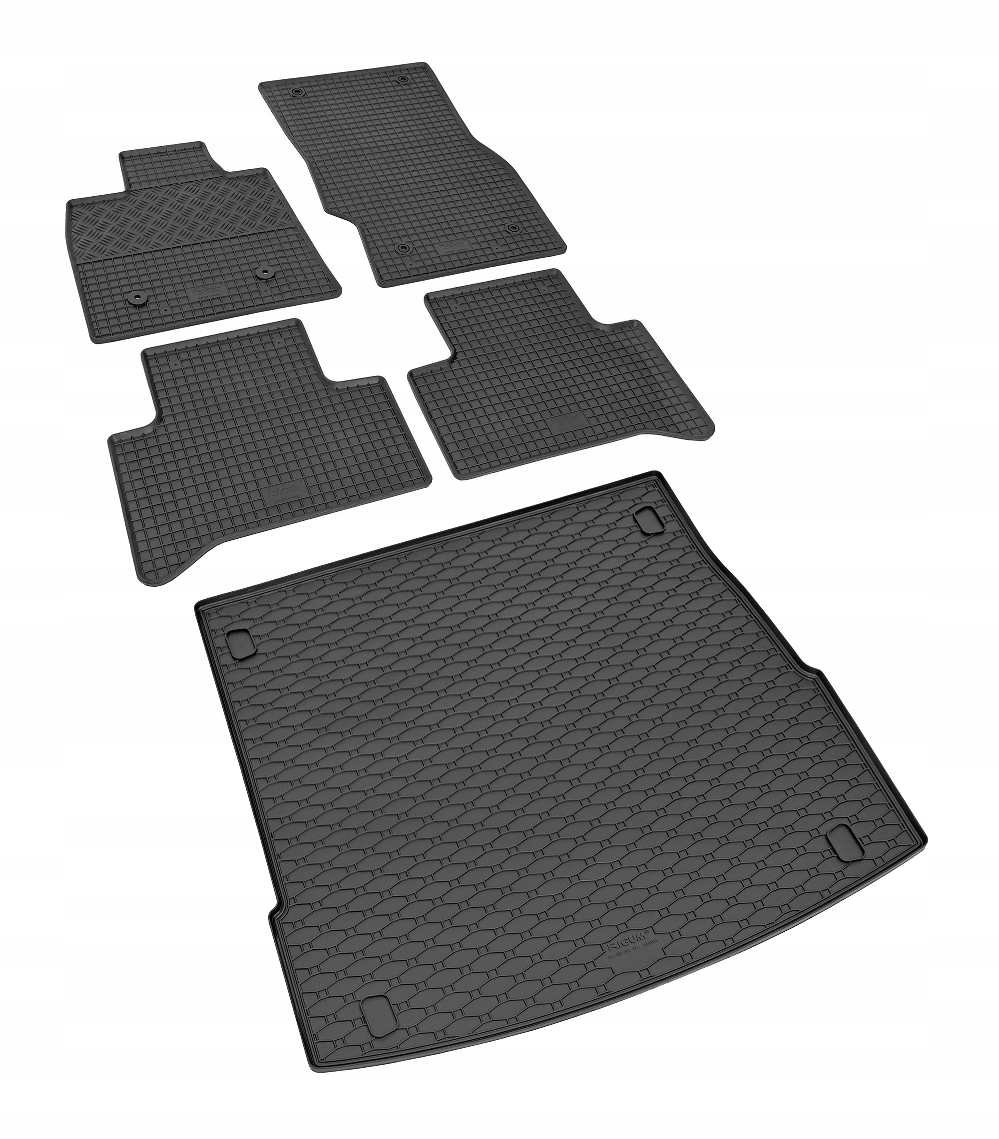 Zestaw dywaników do Alfa Romeo Stelvio od 2017 / od 2020 - dywaniki gumowe