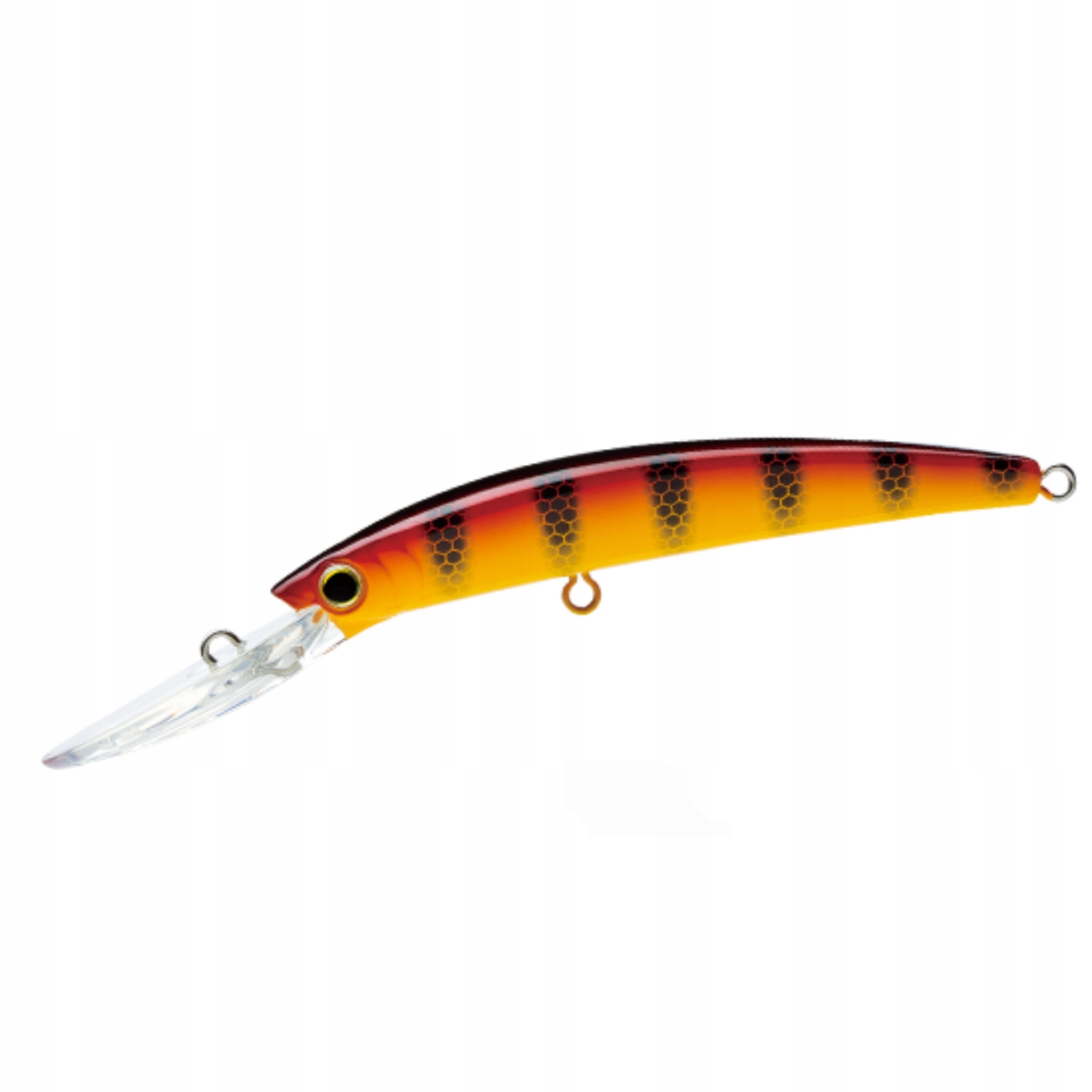 Wobler Duel Crystal Minnow Deep Diver Walleye110F #hopc (110 mm,16 g,4.5 m)