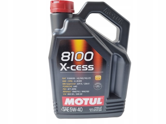 

Olej Motul 8100 X-cess 5W-40 4L Syntetyk