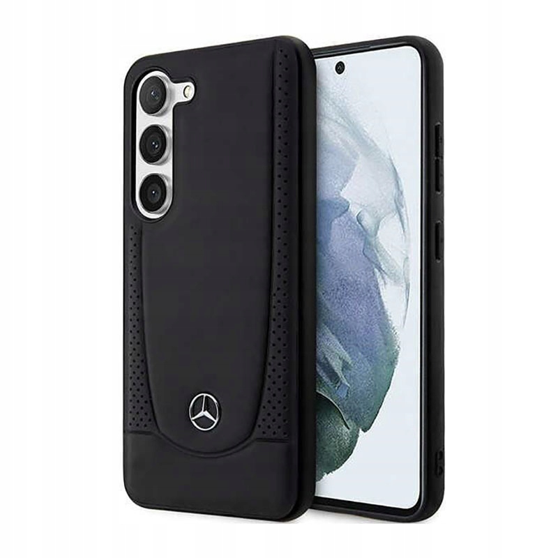 Mercedes Leather Urban Line – Pouzdro pro Samsung Galaxy S23 (černé)