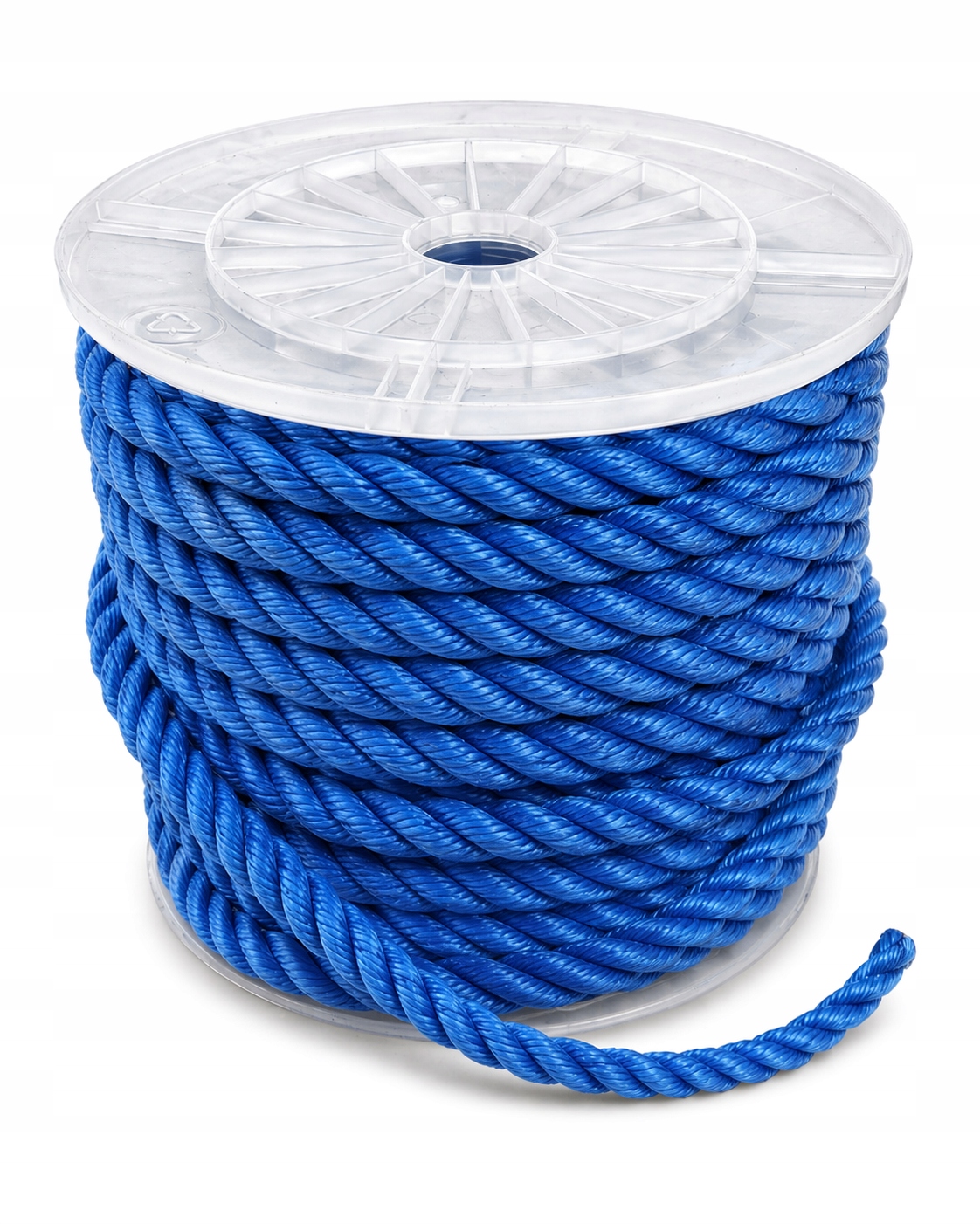 Polypropylenové Kroucené Lano 16 mm 110 M Modré Polský Výrobce Na Roli