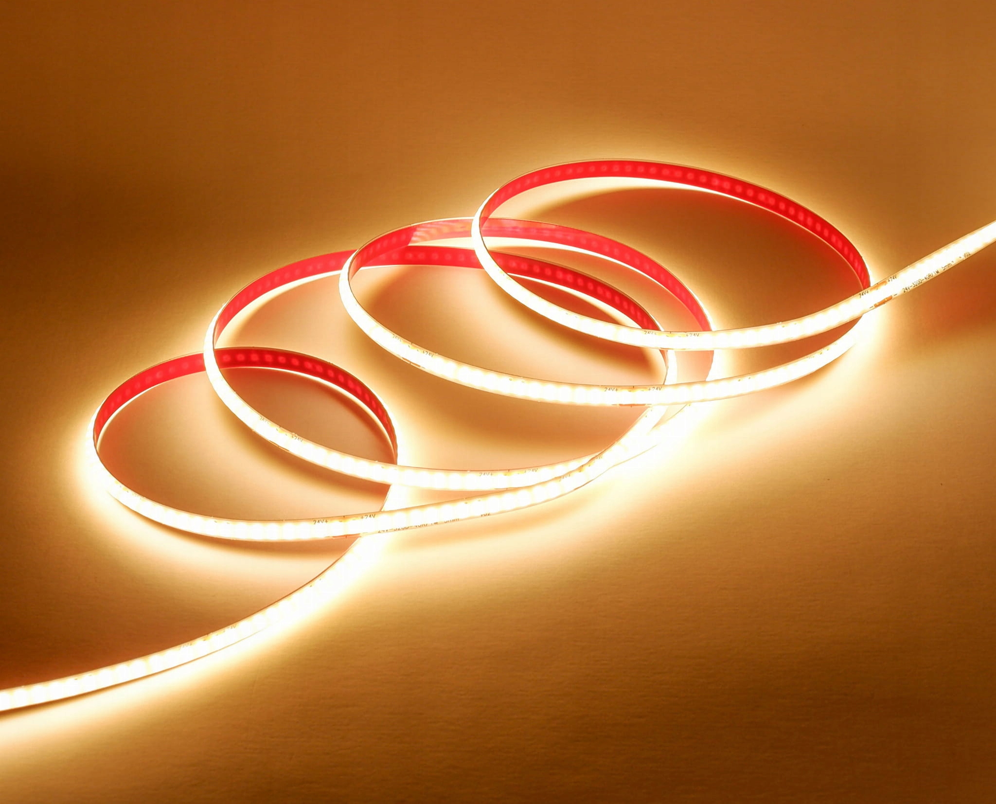 Taśma Cob 320LED 2700K/Ra90 4,8W 24V 5mm! Rolka 5m