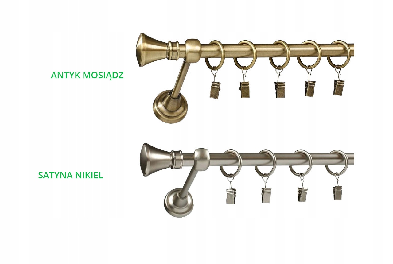 KARNISZE pro DESIGN METAL KARNISZ POJEDYNCZY 330 Rodzaj karnisza pojedynczy