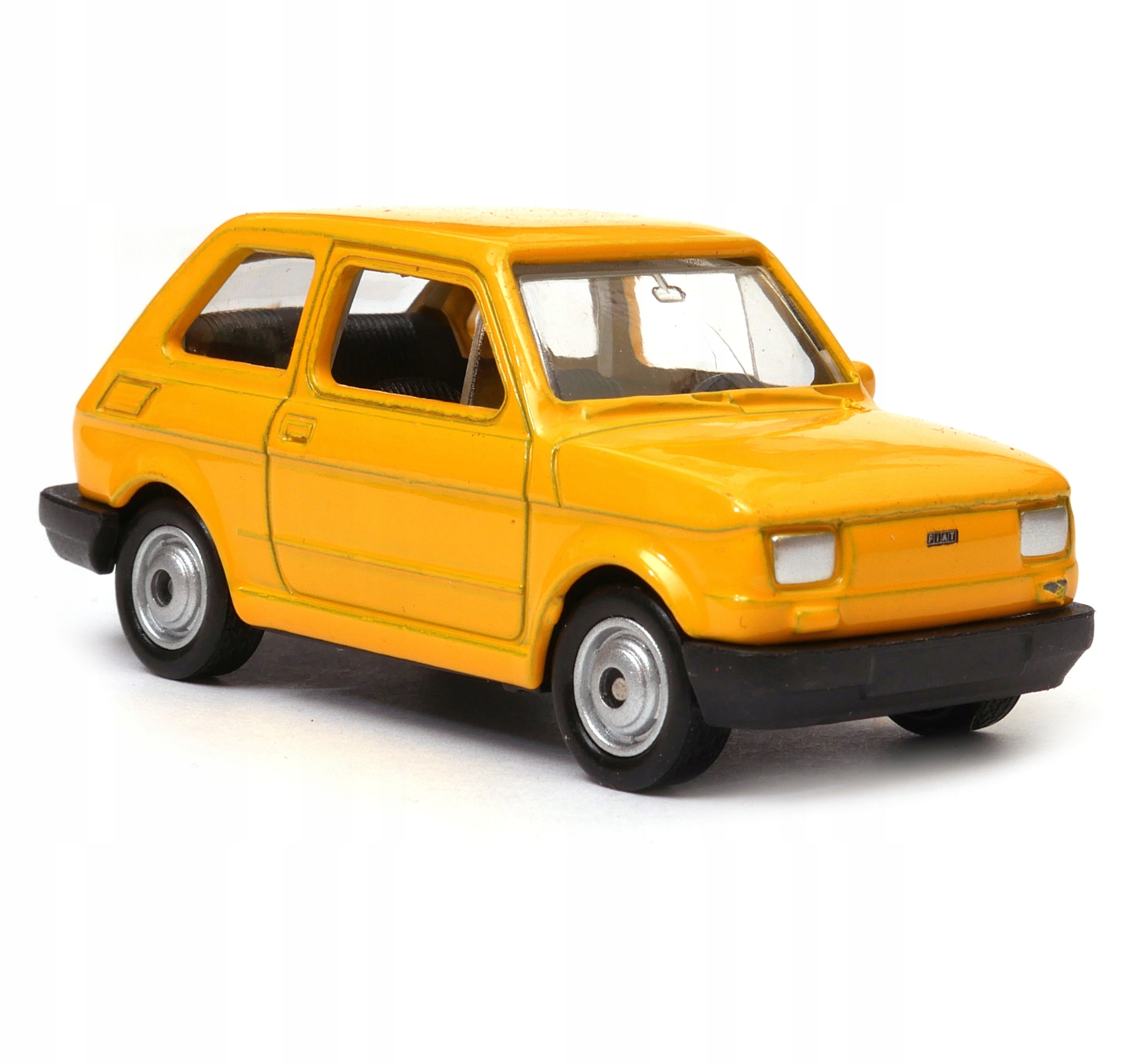 Fiat 126p 1:60 model WELLY MALUCH Maluszek żółty