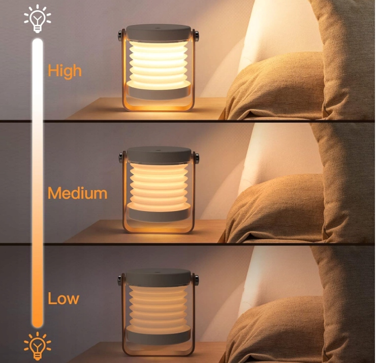 TeSecu Lampka nocna dotykowa LED ładowalna 1200 mAh Marka inna marka