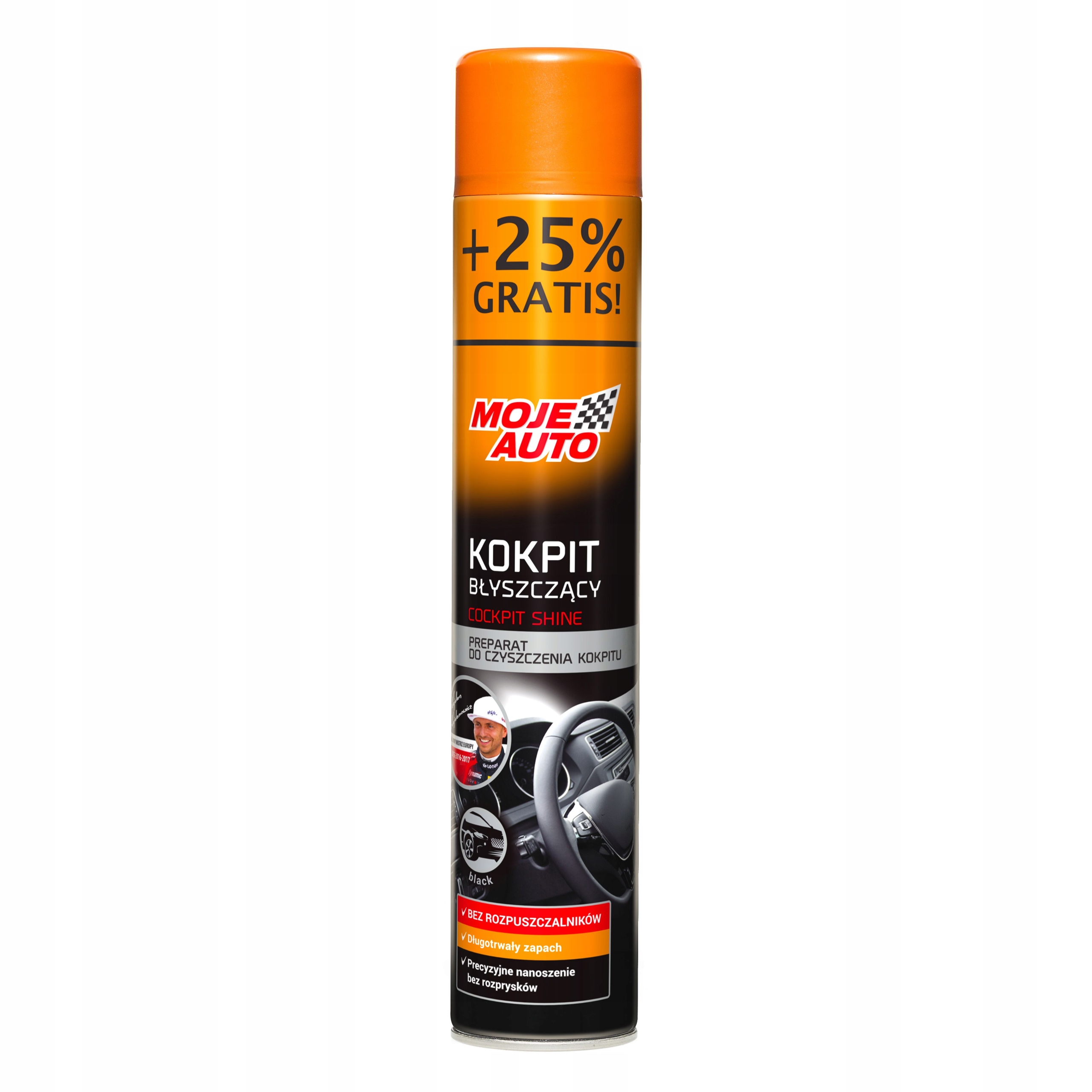 Moje Auto Kokpit Nabłyszczający Black 750ml