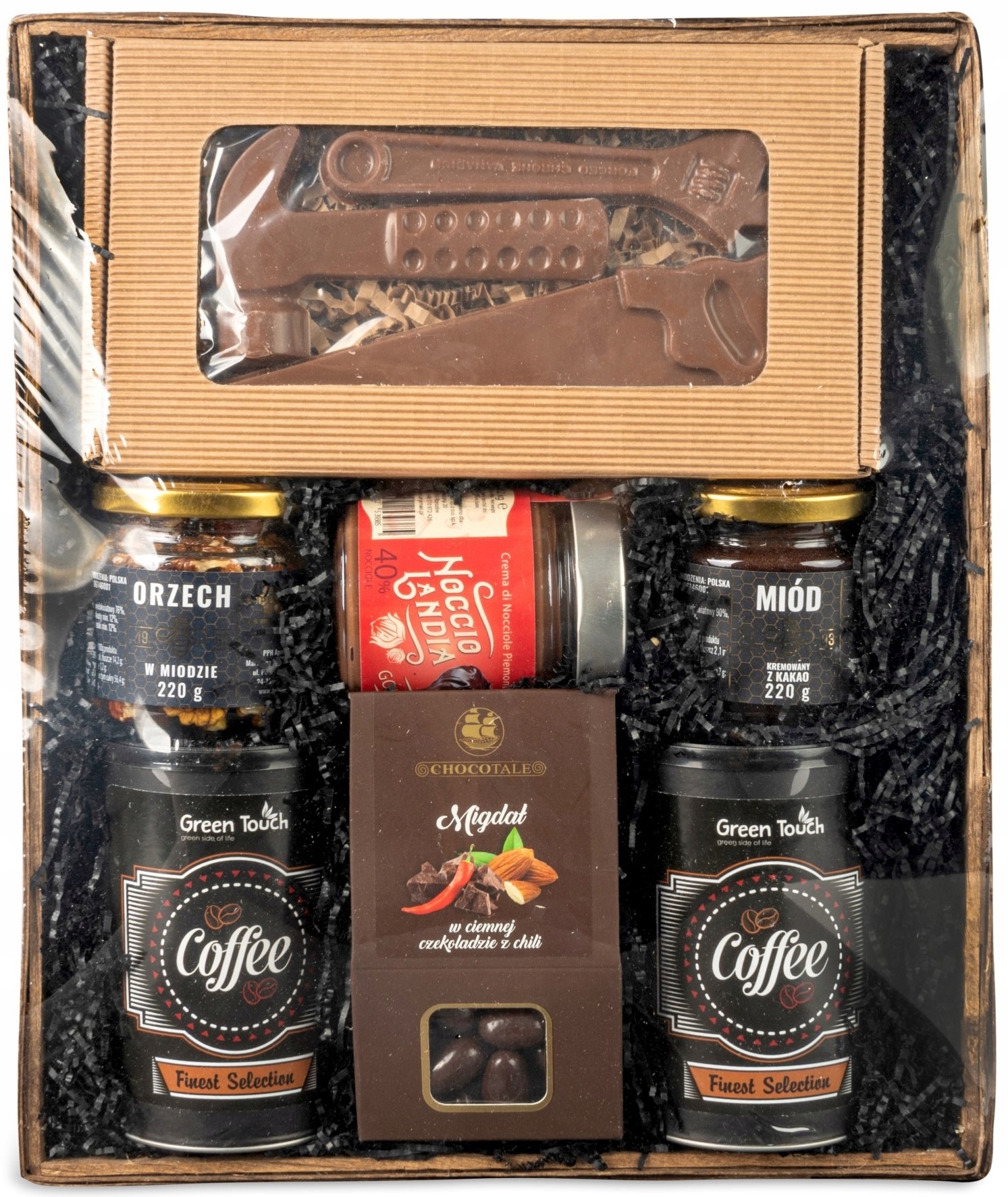 Levně Dárkový Koš ke Dni otců dárek čokoláda káva