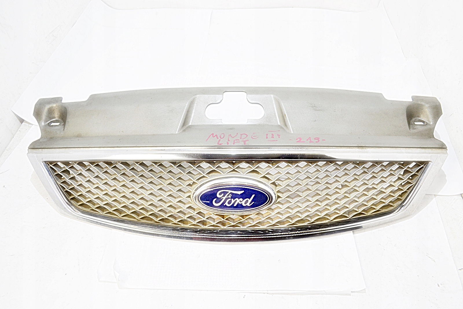 MONDEO III MK3 LIFT GRILL ATRAPA CHROM ZNACZEK KPL