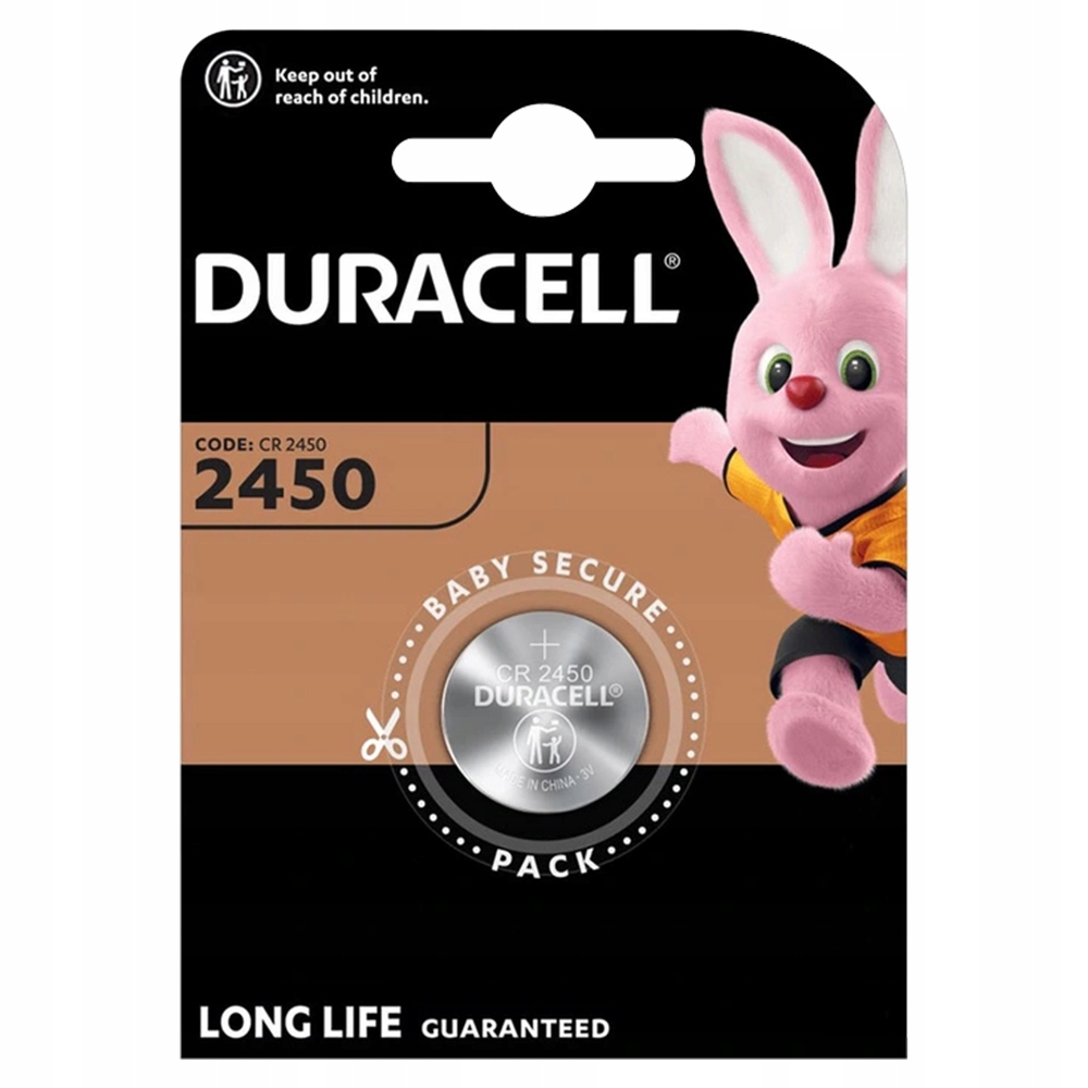 

Bateria litowa Duracell 2450 CR2450 DL2450 3V