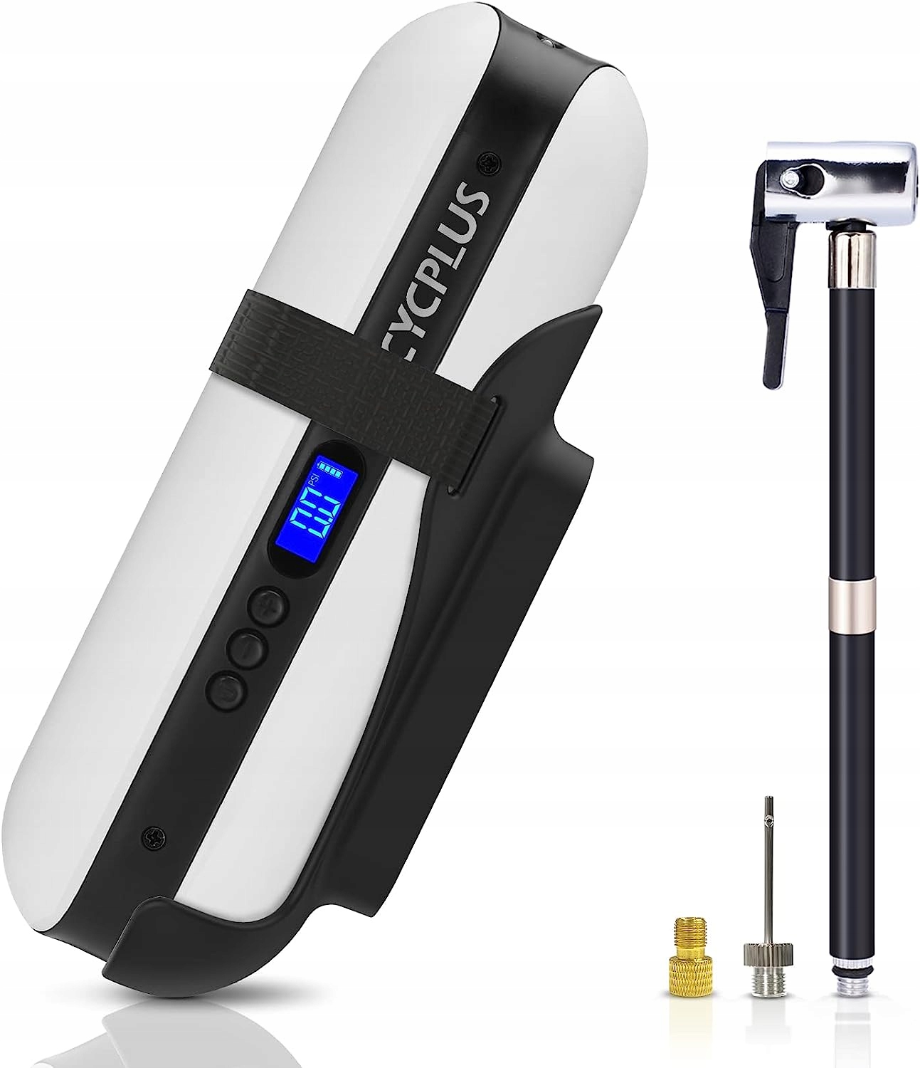 SPRĘŻARKA POWIETRZA DO ROWERU PRZENOŚNA 150PSI