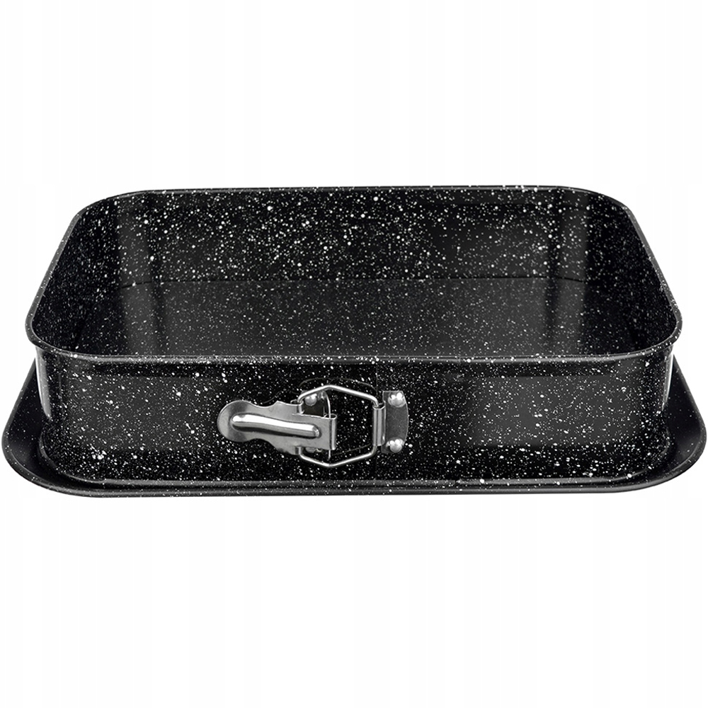 FORMA DO PIECZENIA TORTOWNICA BLACHA PROSTOKĄTNA STAL NIERDZEWNA NON-STICK Materiał Granit