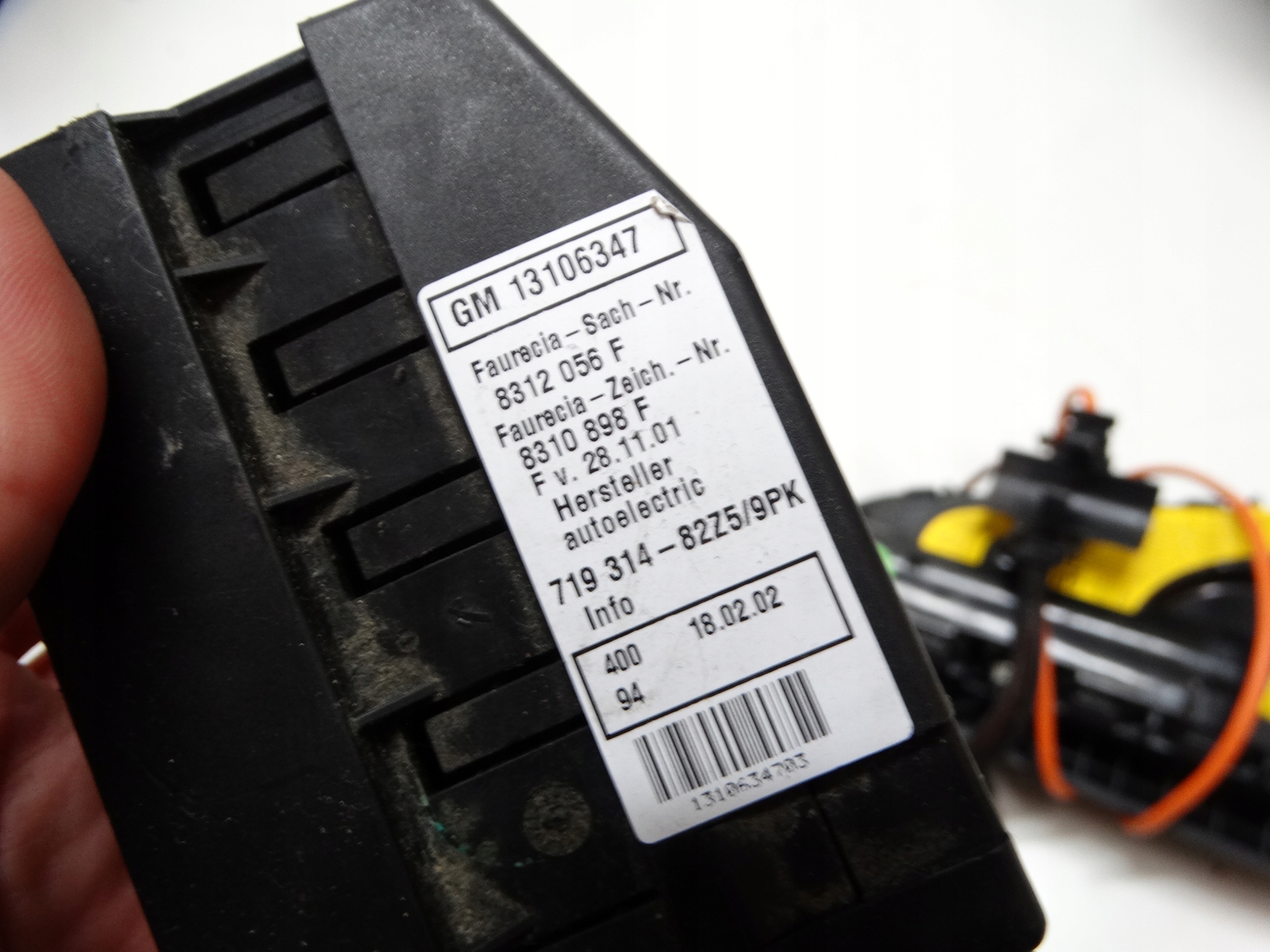 airbag+bundle seat left front OPEL VECTRA C