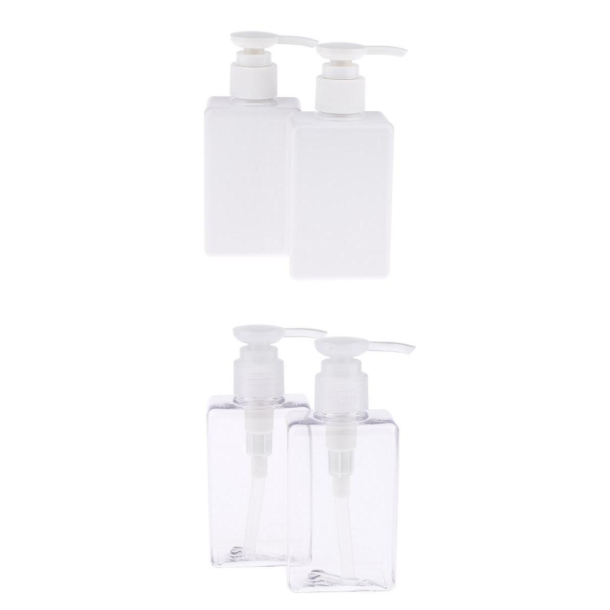4pcs 150ml empty reusable pump bottle