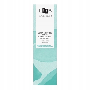 Laab Clean Skin Solution Ultra-Light Gel na obličej 40 ml Spf50 Normalizující