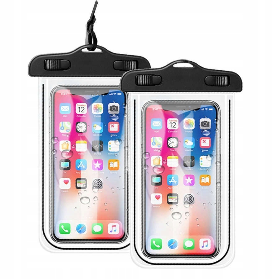 

Etui x2 Wodoodporne IPX8 Na Telefon Kajak Plażę