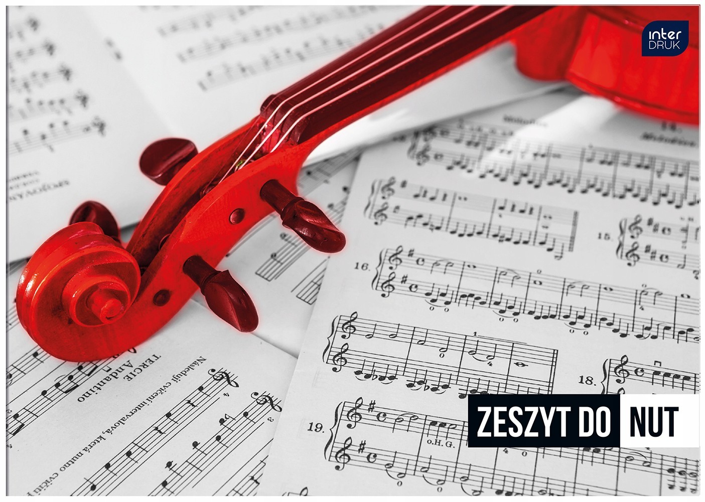 

Zeszyt Do Nut Muzyki A5 16 kart. Interdruk