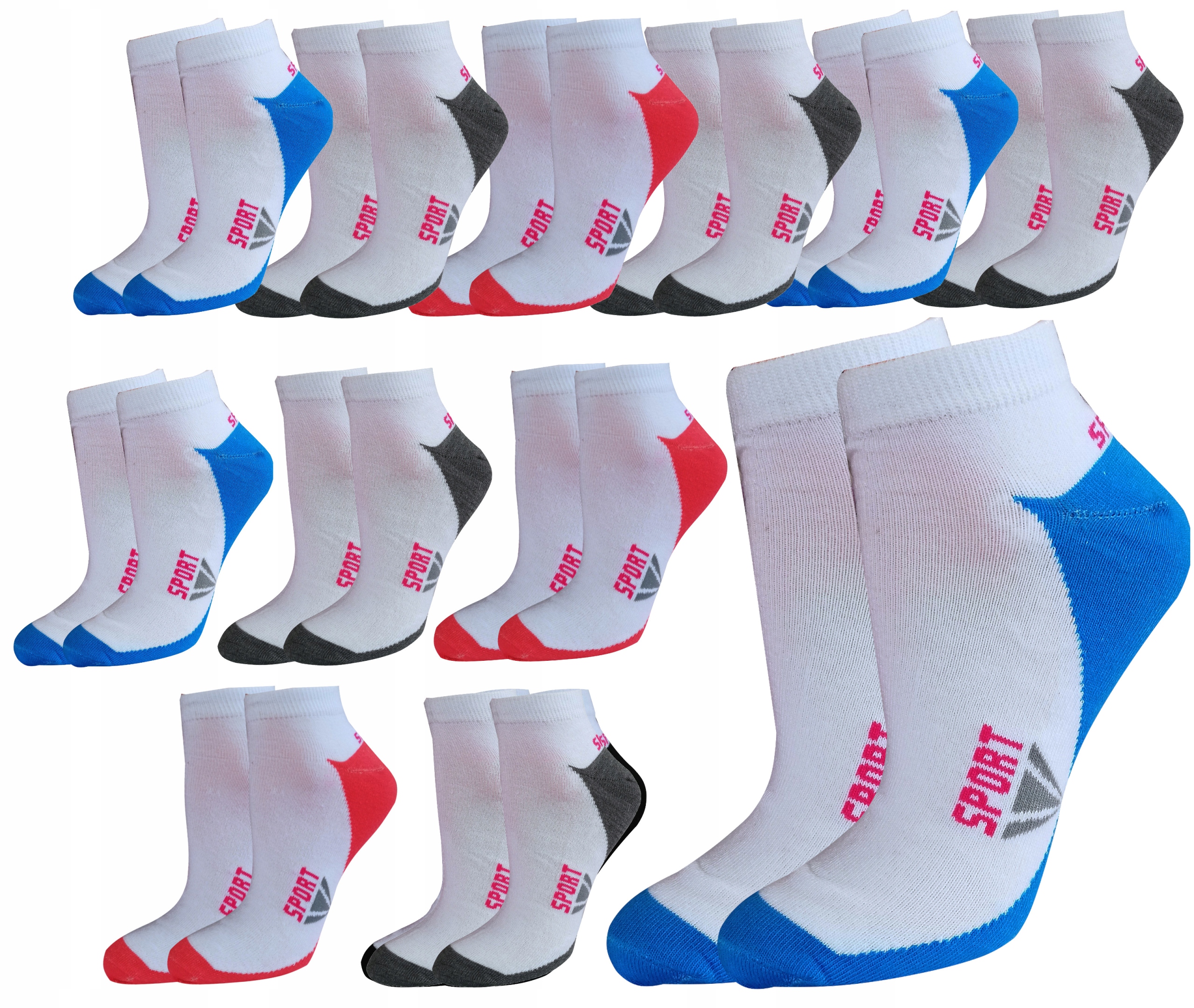 

12x Skarpetki bambusowe Stopki damskie 39-41 Sport