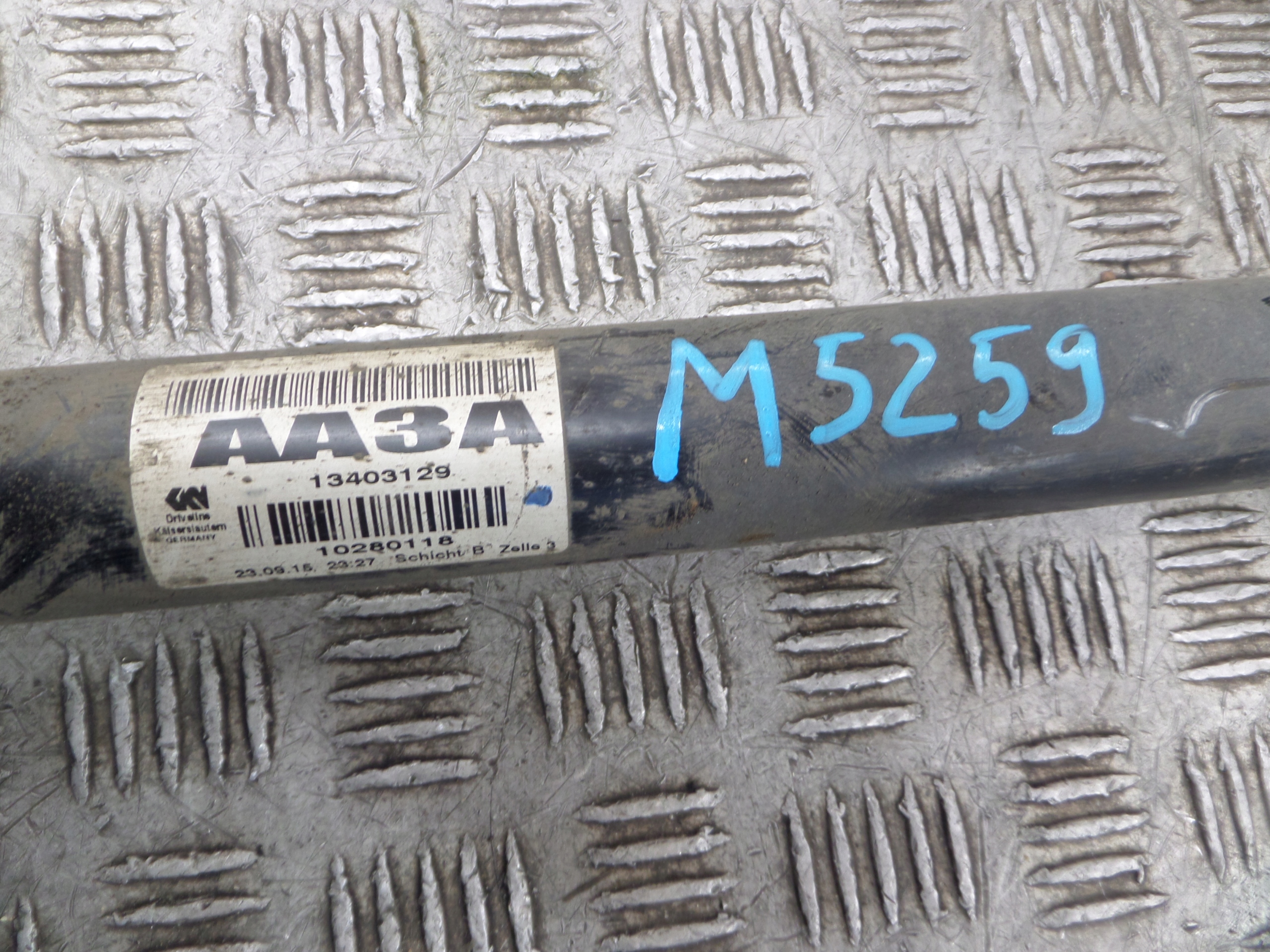 OPEL ASTRA K 5 V semi-axis right long 13403129 AA3A M32 1.6CDTI
