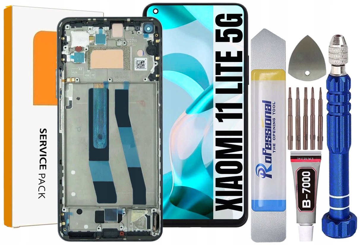 Displej Pro Xiaomi 11 Lite 5G Originál Obrazovka Rámeček