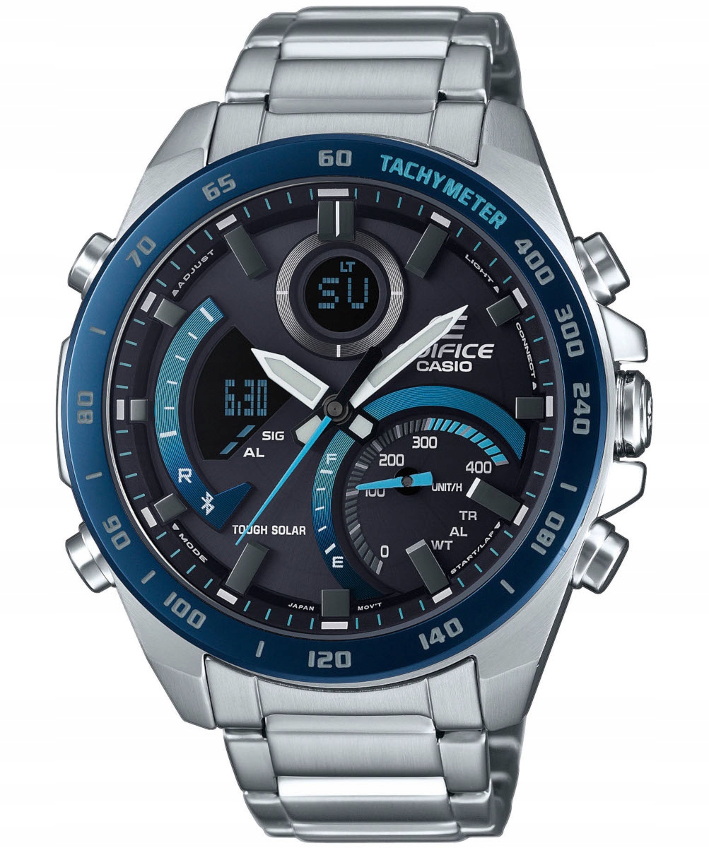Pánské hodinky Casio Edifice ECB-900DB s Bluetooth Gwar. Zibi +Box Gravírování