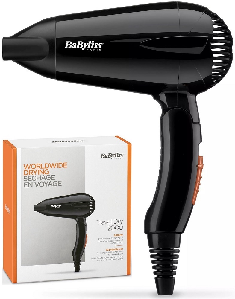 Vysoušeč vlasů BaByliss 5344E Cestovní skládací 2000W koncentrátor