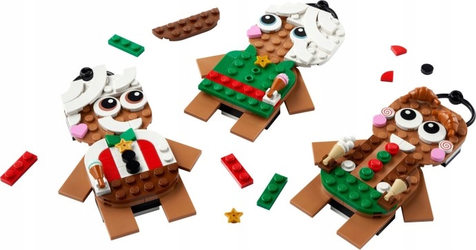 Lego Klocki Piernikowe Ozdoby Świąteczny Zestaw Figurki Święta