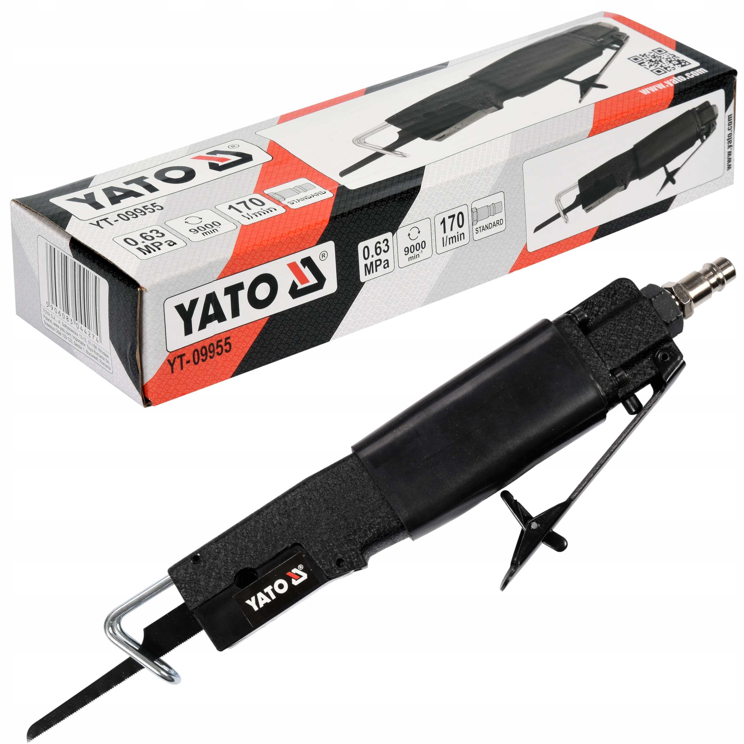 Pneumatická Přímočará Pila Yato YT-09955 Na Kov Ze Dřeva